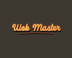 Retro Hipster Script logo design