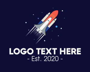 Aerospace - Galaxy Space Exploration logo design