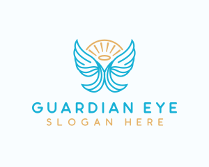 Guardian Wing Angel logo design