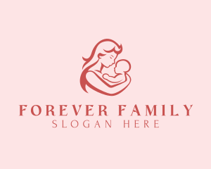 Adoption - Mother Infant Childcare logo design