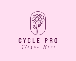 Natural Flower Daisy logo design