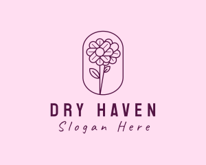 Natural Flower Daisy logo design