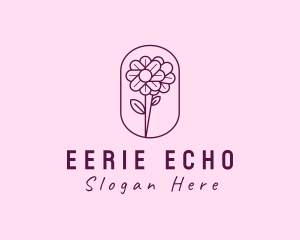 Natural Flower Daisy logo design