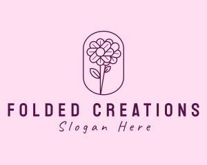 Natural Flower Daisy logo design