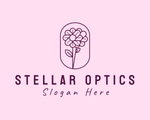 Natural Flower Daisy logo design