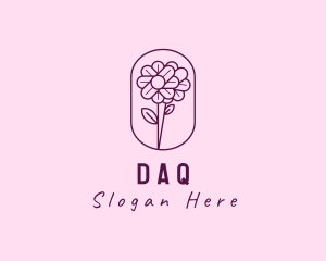 Natural Flower Daisy logo design