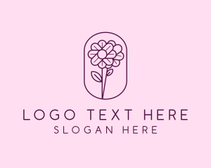 Nature - Natural Flower Daisy logo design