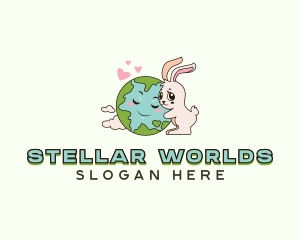 Bunny Eco Planet logo design