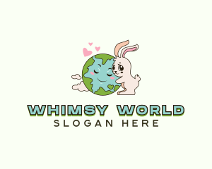 Bunny Eco Planet logo design