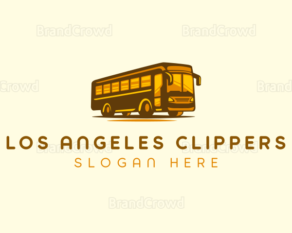 Tourist Bus Travel Logo