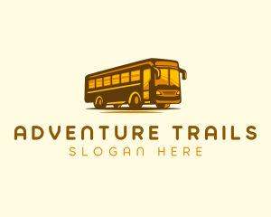 Tourist Bus Travel logo design