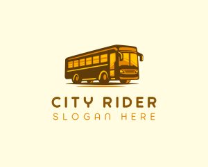 Bus - Tourist Bus Travel logo design