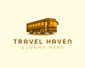 Tourist - Tourist Bus Travel logo design