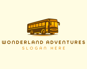 Tourist Bus Travel logo design