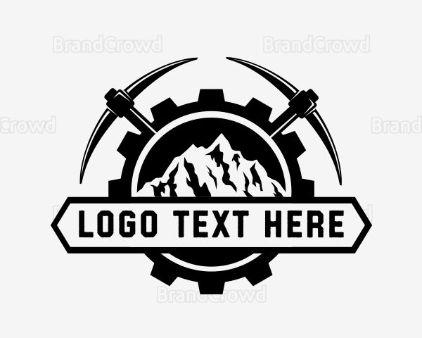 Pickaxe Mountain Cog Logo