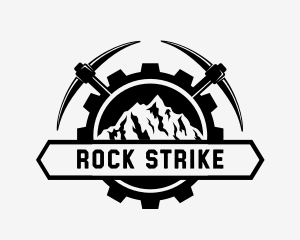 Pickaxe - Pickaxe Mountain Cog logo design