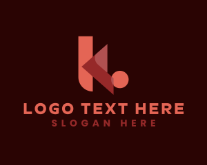 Letter K - Professional Tech Startup logo design