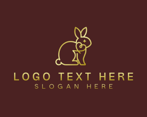 Bunny - Rabbit Bunny Luxury logo design