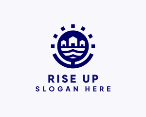 Sunrise Residential Housing logo design