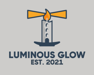 Illumination - Lighthouse Candle Beacon logo design
