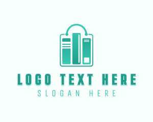 Online Shopping - Book Shopping Bookstore logo design