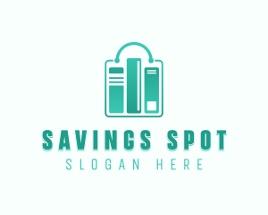 Discount - Book Shopping Bookstore logo design