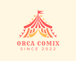 Joke - Carnival Tent Circus logo design