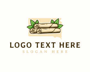 Khachapuri - Lefse Food South Dakota logo design