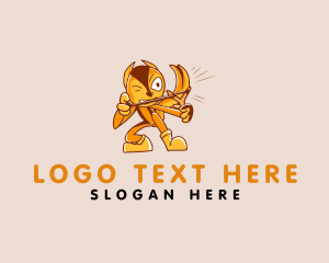 Esport - Slingshot Squirrel Animal logo design