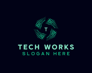 Digital Tech App logo design