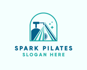Cleaner - Sanitize Home Cleaning logo design