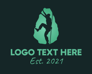 Mountain - Green Mountaineer Club logo design