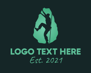 Mountain Range - Green Mountaineer Club logo design