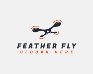 Drone Fly Surveillance logo design