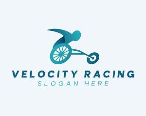 Paralympic Wheelchair Racing logo design