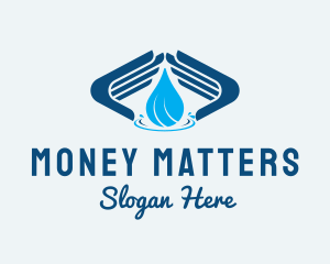 Water Supply - Cleaning Hand Sanitizer logo design