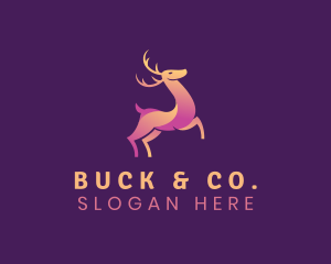 Buck - Wildlife Deer Zoo logo design
