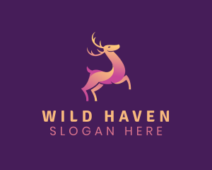 Wildlife Deer Zoo logo design