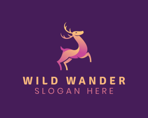 Wildlife Deer Zoo logo design