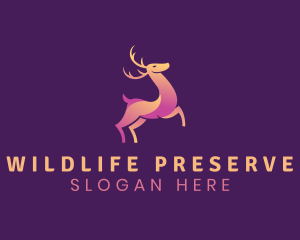 Wildlife Deer Zoo logo design