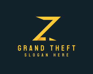 Modern Digital Letter Z Logo