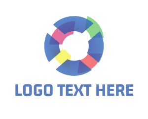 Custom - Tech Pastel Circle logo design