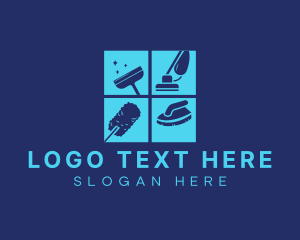 Polish - Essential  Cleaning Materials logo design