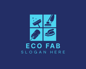 Essential  Cleaning Materials logo design