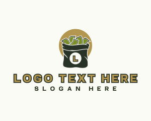 Lender - Money Cash Bag logo design