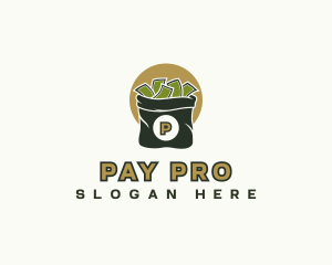 Money Cash Bag logo design