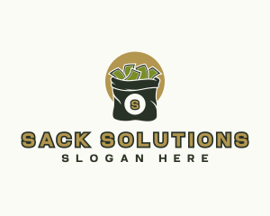 Sack - Money Cash Bag logo design