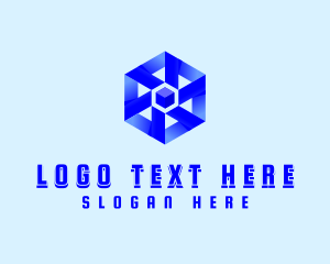 Geometric - Technology Software Cube logo design
