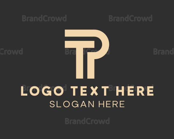 Modern Commercial Business Letter TP Logo