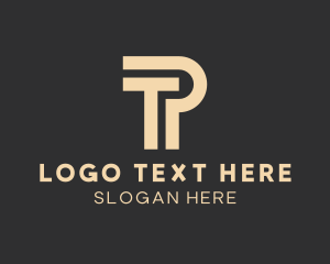 Architecture - Modern Commercial Business Letter TP logo design